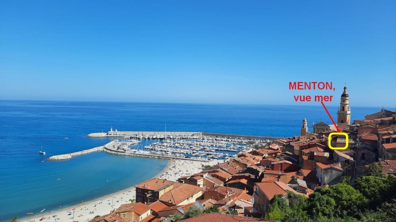 Menton, Centre Historique, Vue Mer Buitenkant foto