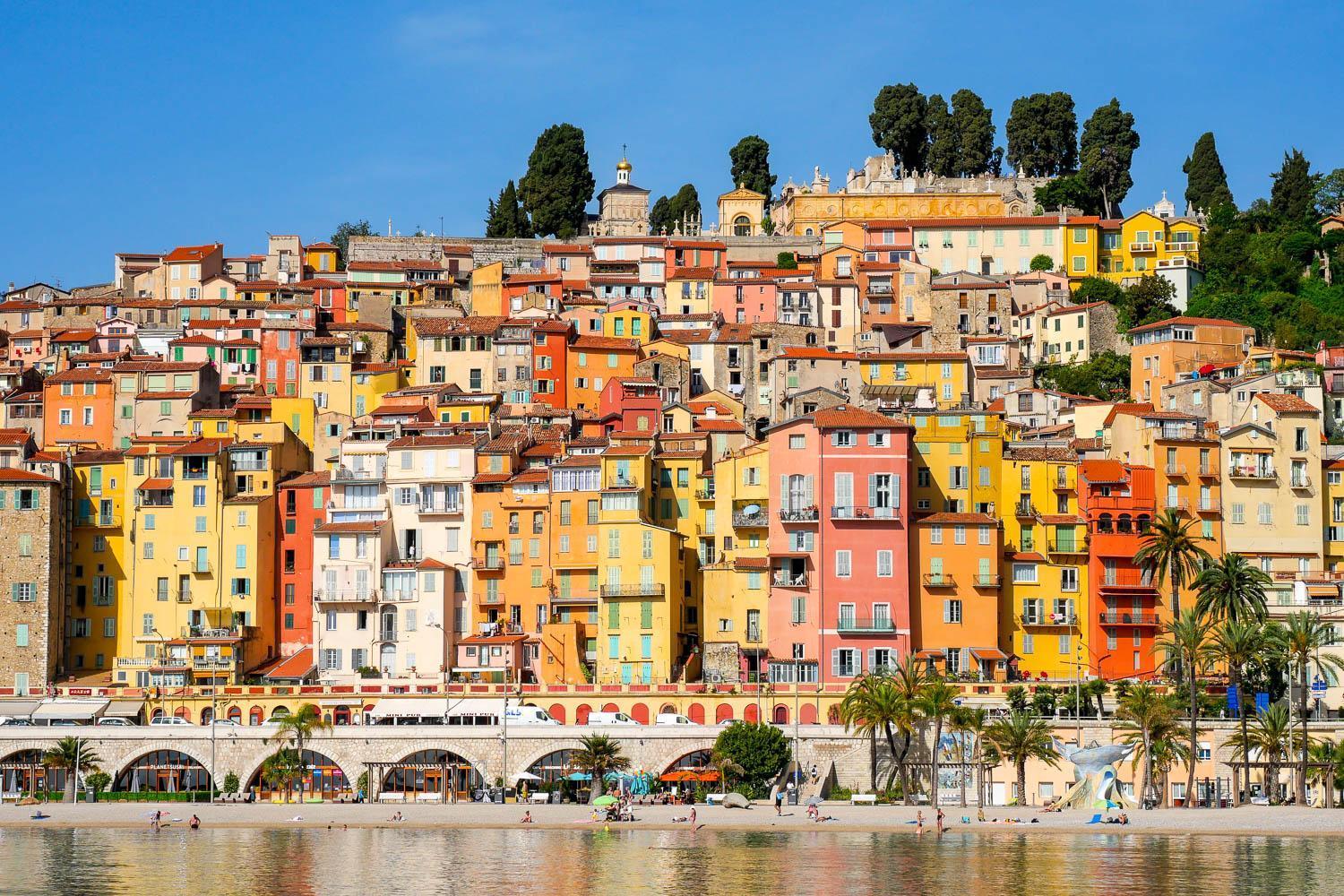Menton, Centre Historique, Vue Mer Buitenkant foto